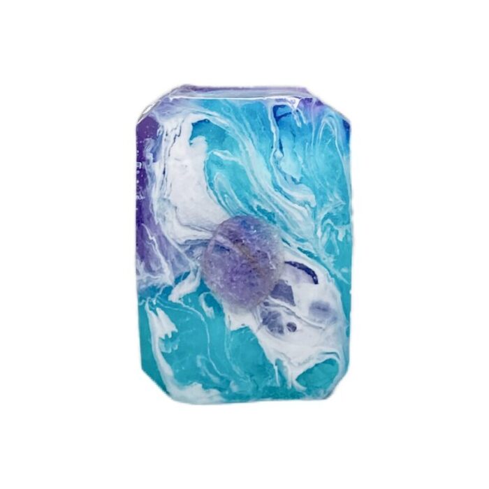 amethyst crystal soap bar pear freesia 220914050407