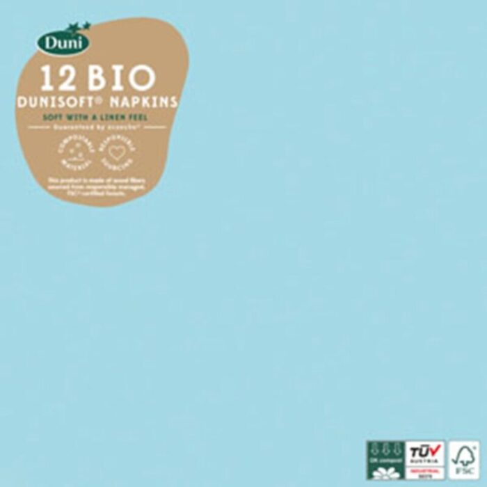 bio tissue napkin 24cm 3 ply mint blue 20pcs in 1pkt 1824 171354 240918012925