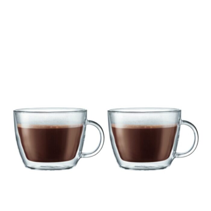 bistro 2 pcs cafe latte cup double wall 045 l 15 oz 240923012547 3