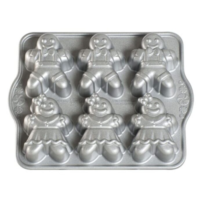 cast alum gingerbread kids cakelet pan 257nw 86948 240924122814