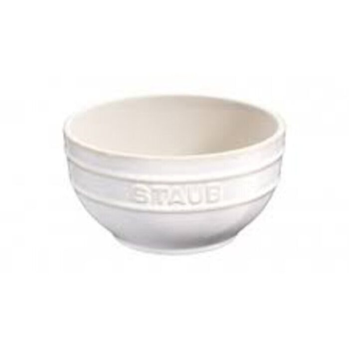 ceramic round bowl 14cm pure white 240924011210