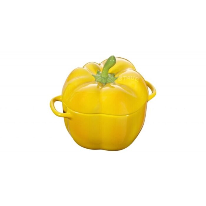 ceramic special pepper cocotte 7cm yellow 240621052638