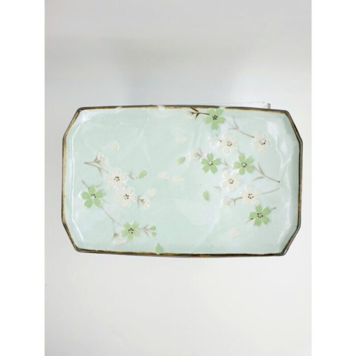 cosmos green rect plate 22cm yms 002 240918013128