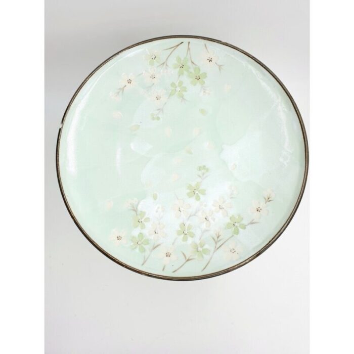 cosmos green round plate 29cm yms 049 240918013130