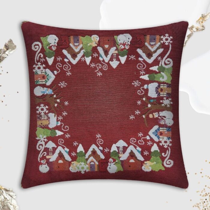 j rapee snowman cushion cover red 240813111657 3