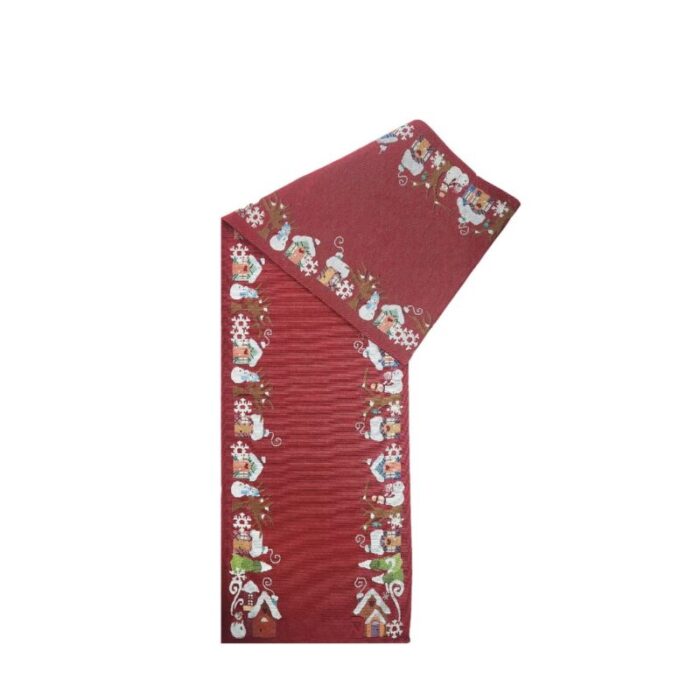 j rapee snowman tablerunner red 240813111657