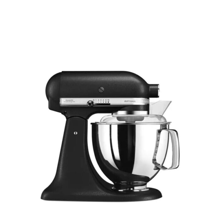 kitchenaid tilt head stand mixer 48l with bowl with powdered coated tools cast iron black 5ksm175 241015105755