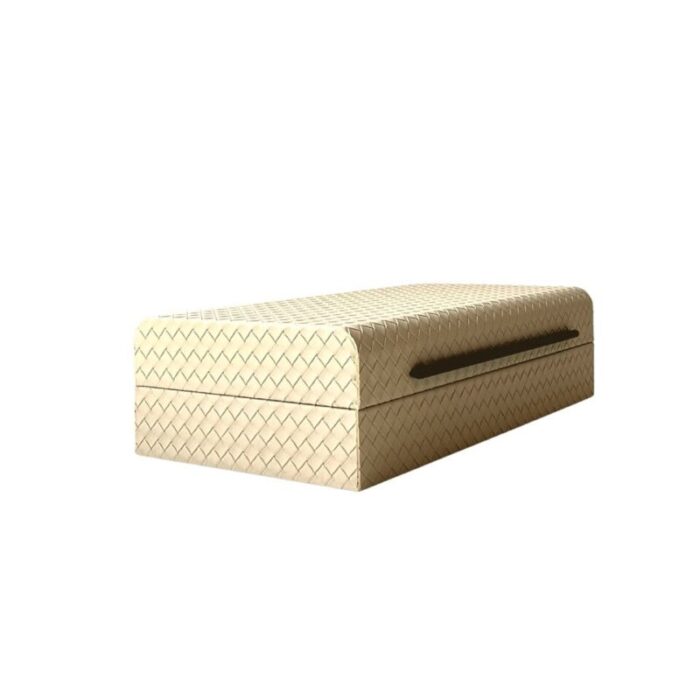 leedon woven pu leather box size m creme 241014102839 1