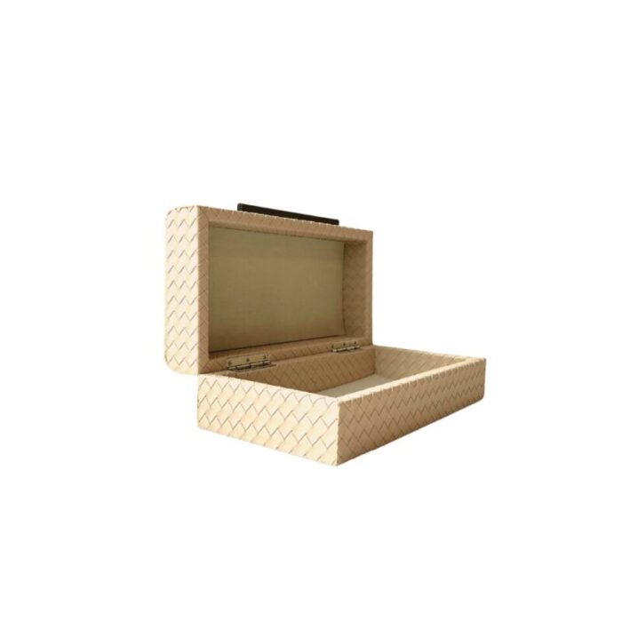 leedon woven pu leather box size m creme 241014102839 3