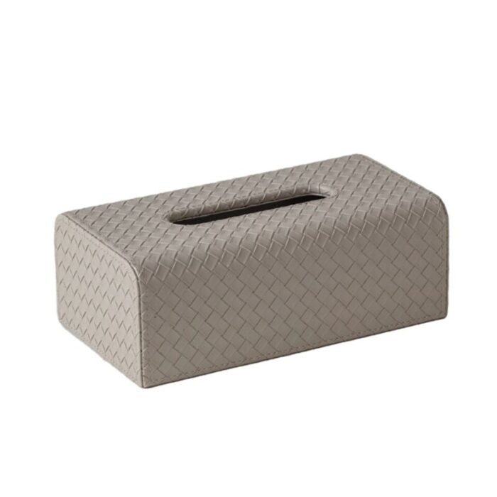 leedon woven tissue box ash 241015100257