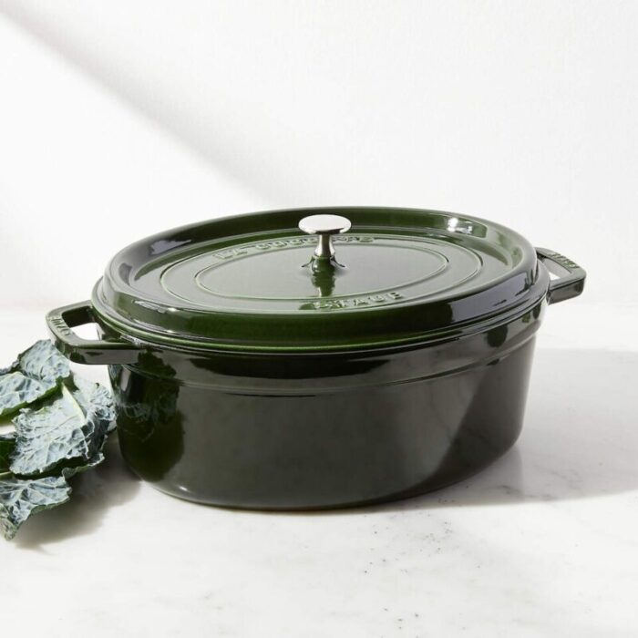 oval cocotte 31cm basil green 240924011124