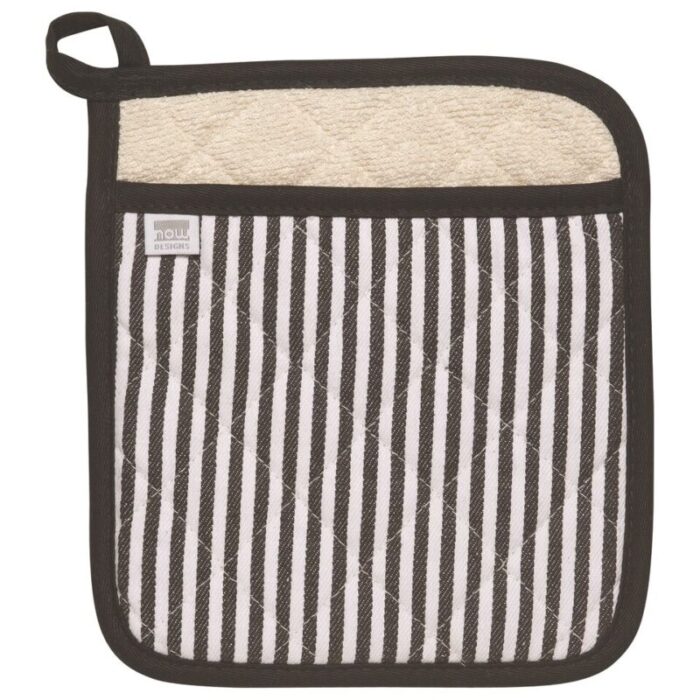 pot holder superior narrow stripe black 240923031752