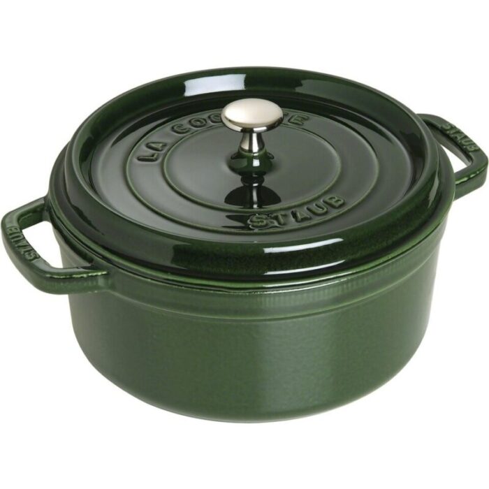 round cocotte 20cm basil green 240924011106