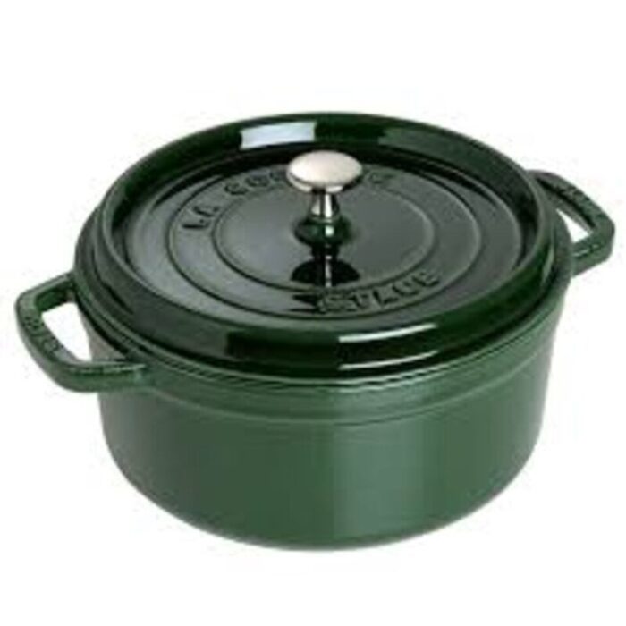 round cocotte 24cm basil green 240924011108