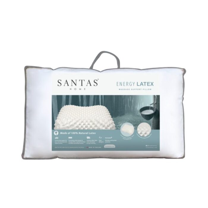 santas energy latex pillow massage support 230711051726