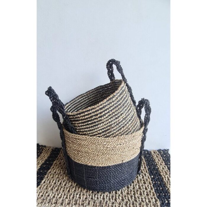 seagrass basket handle natural black large 240918033614 1