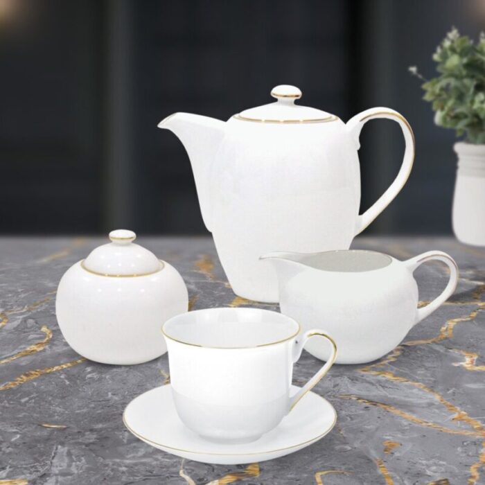 signature collection gold 9 pc tea set d 240726045504