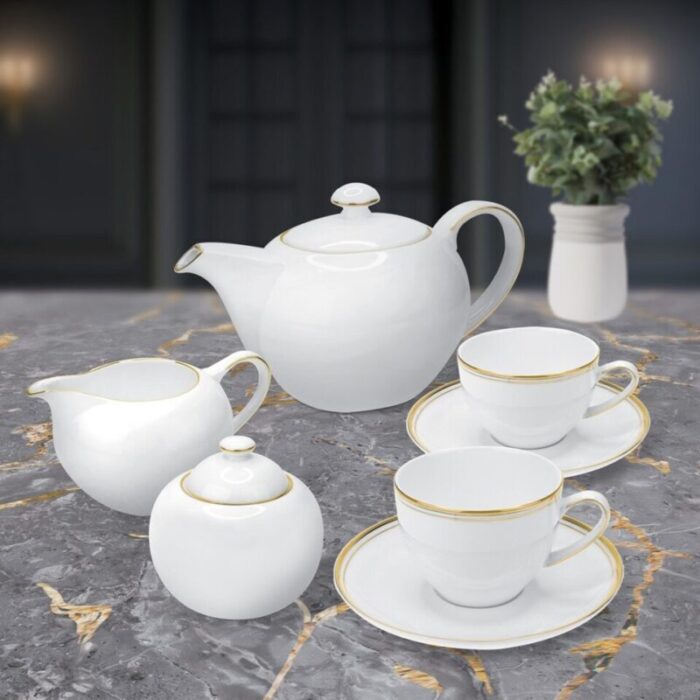 signature collection royal gold 9 pc tea set a 240726045501