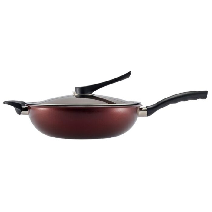 solaris diamond 30cm premium induction skillet wok pan with self standing glass lid 4900 0153 240724050336 2