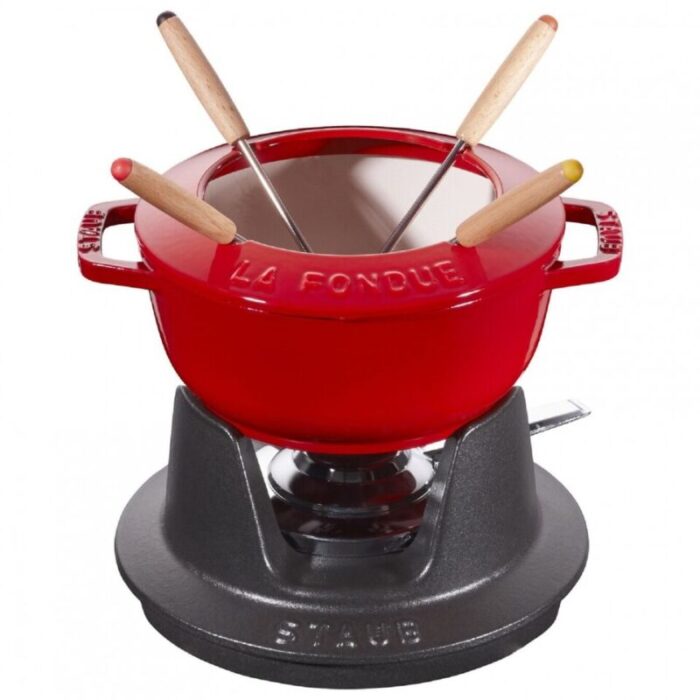 special fondue set with 4pc fork 16cm cherry 240924011027