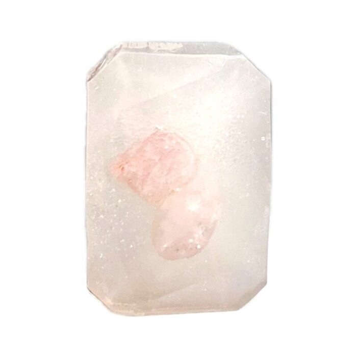 twin rose quartz crystal soap bar sweet fleur 220914050408