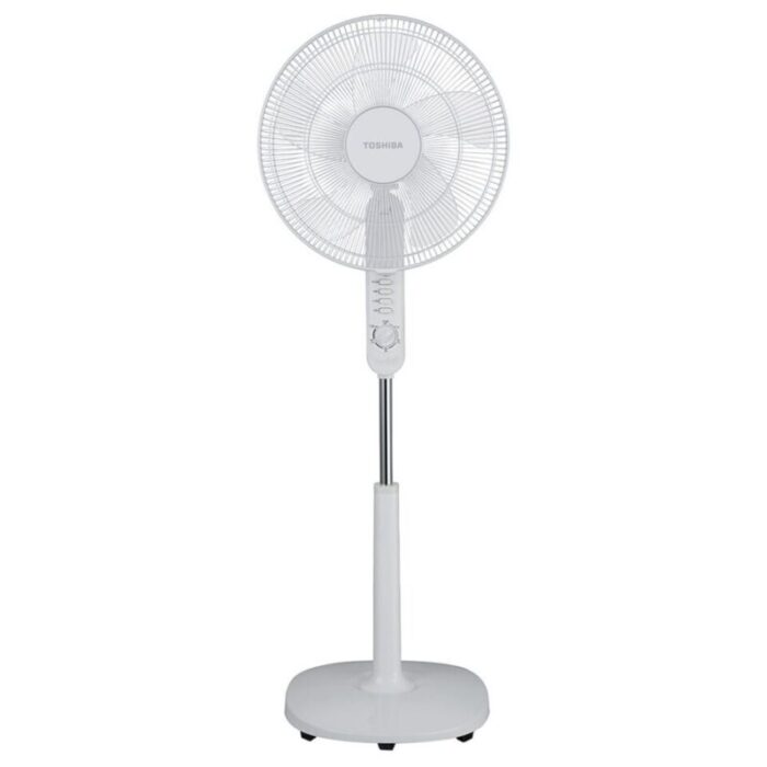 white 16 wide angle oscillation 5 blades stand fan with timer f lsa10wsg 240923022615