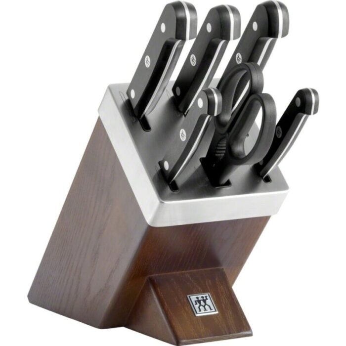 zwilling gourmet 7pc self sharpening knife block set 240502032936